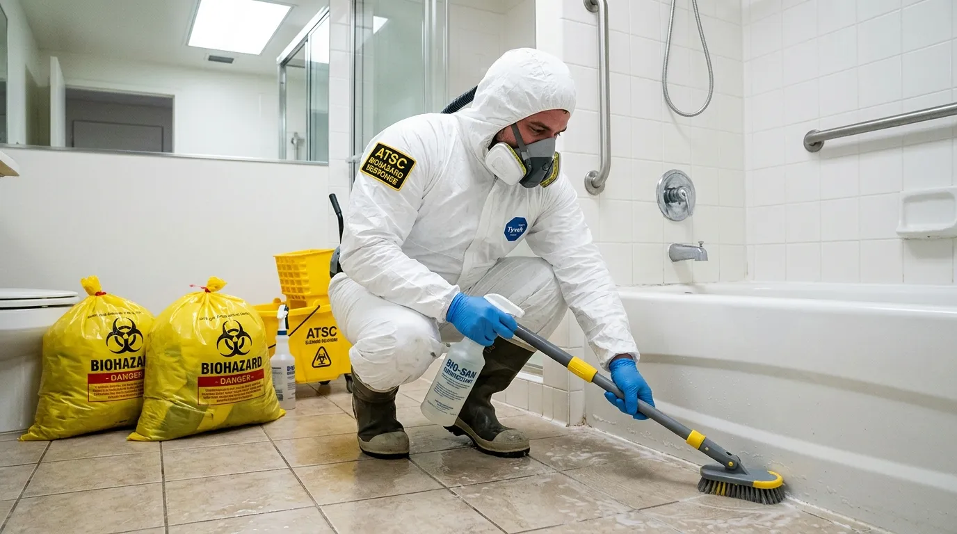 Decontamination equipment deployed for Blood Cleanup in Rocky Mount